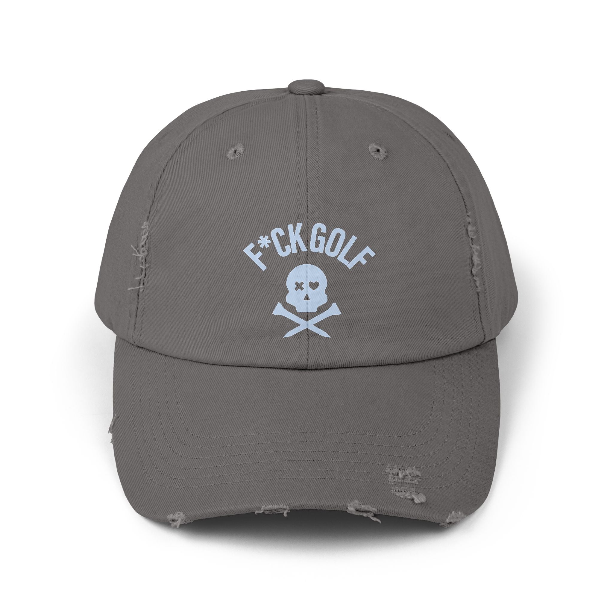 F*CK GOLF Distressed Logo Hat