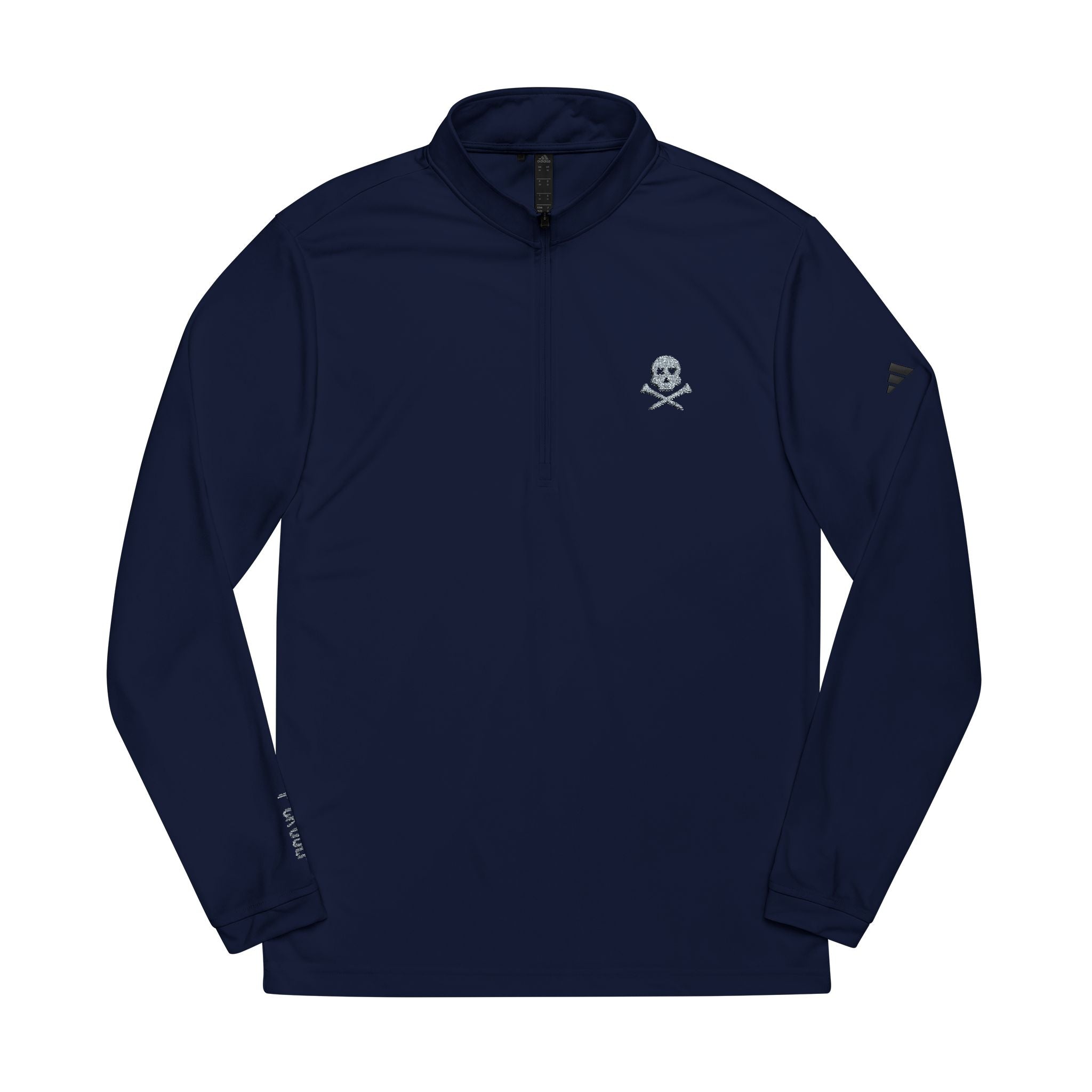 Embroidered Quarter-Zip Pullover — “f_ckgolf” Golf Pullover
