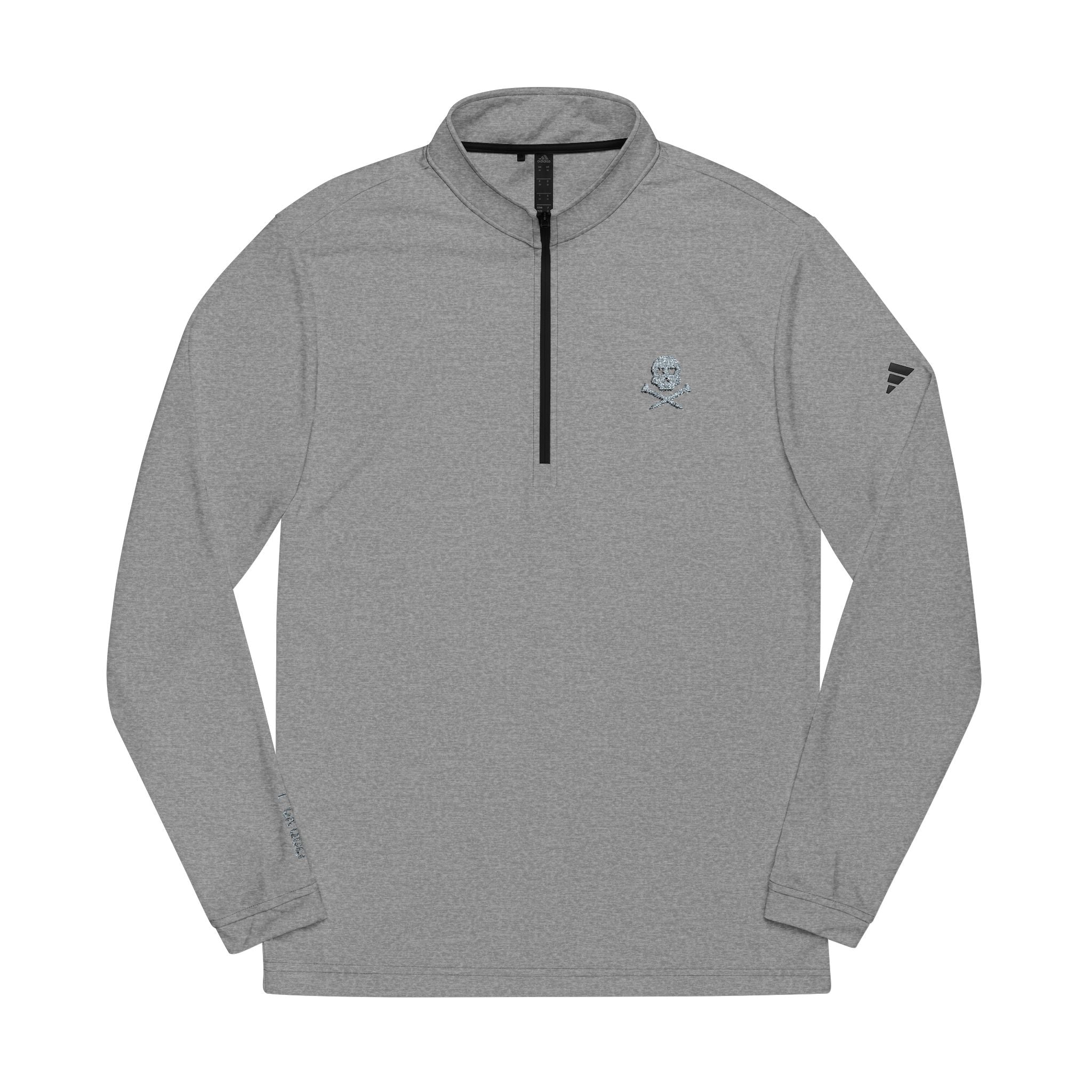Embroidered Quarter-Zip Pullover — “f_ckgolf” Golf Pullover